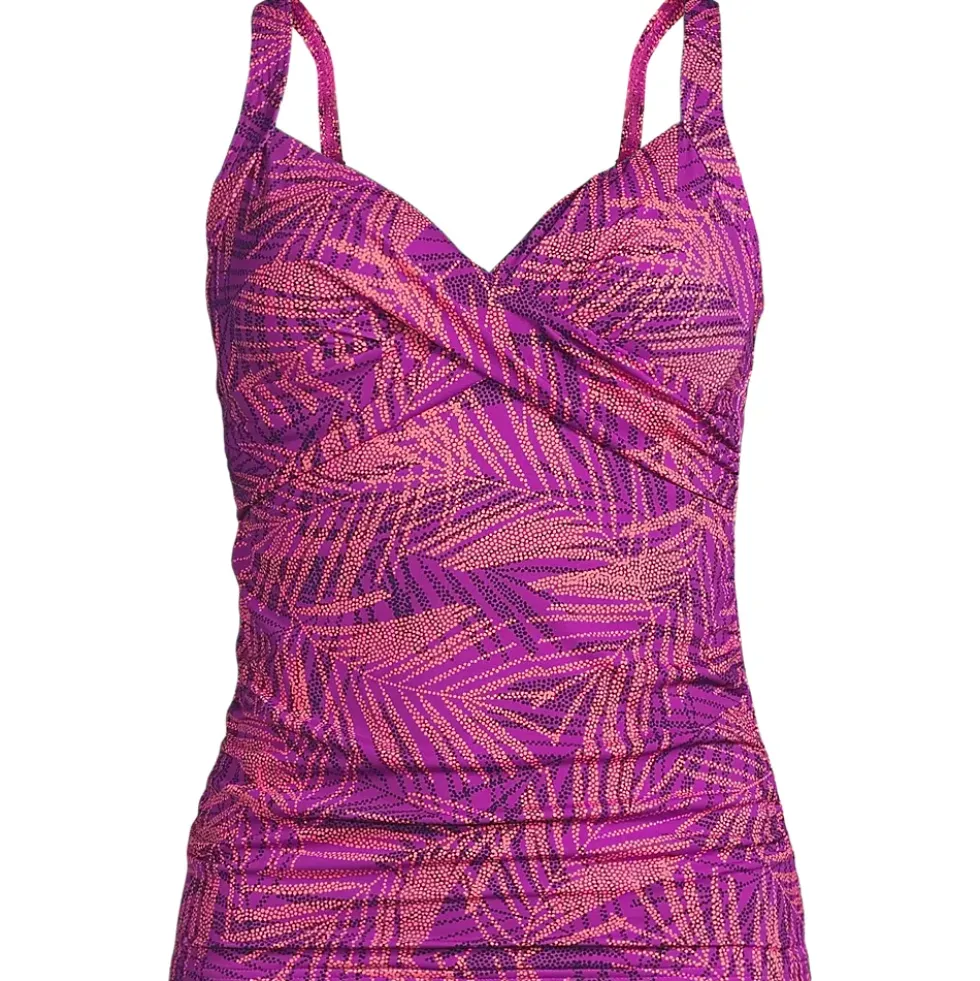 Women's Sweetheart Wrap Underwire Tankini Top