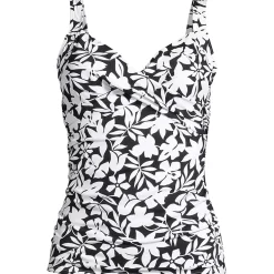 Women's Sweetheart Wrap Underwire Tankini Top