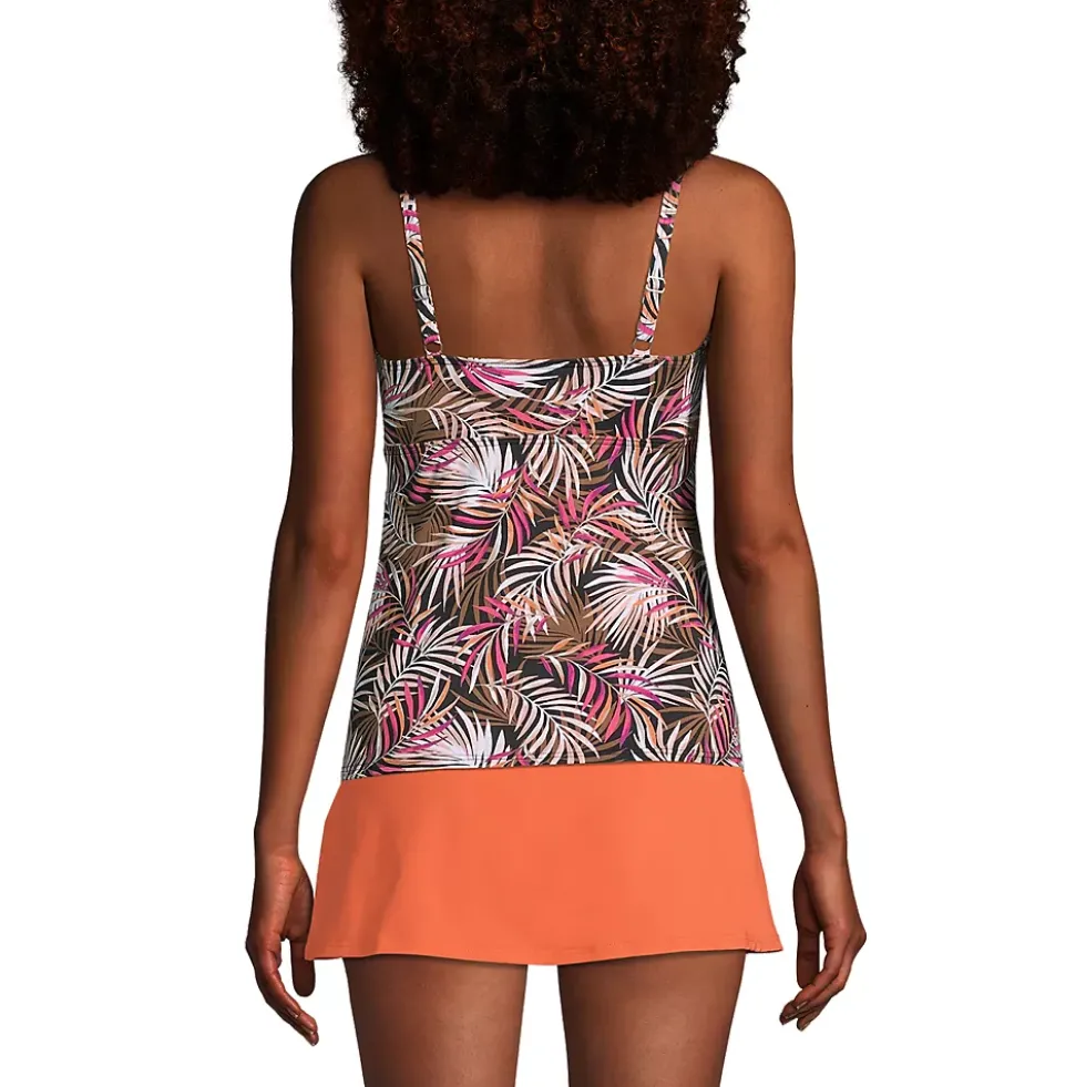 Women's Sweetheart Wrap Underwire Tankini Top