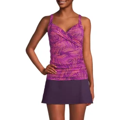 Women's Sweetheart Wrap Underwire Tankini Top