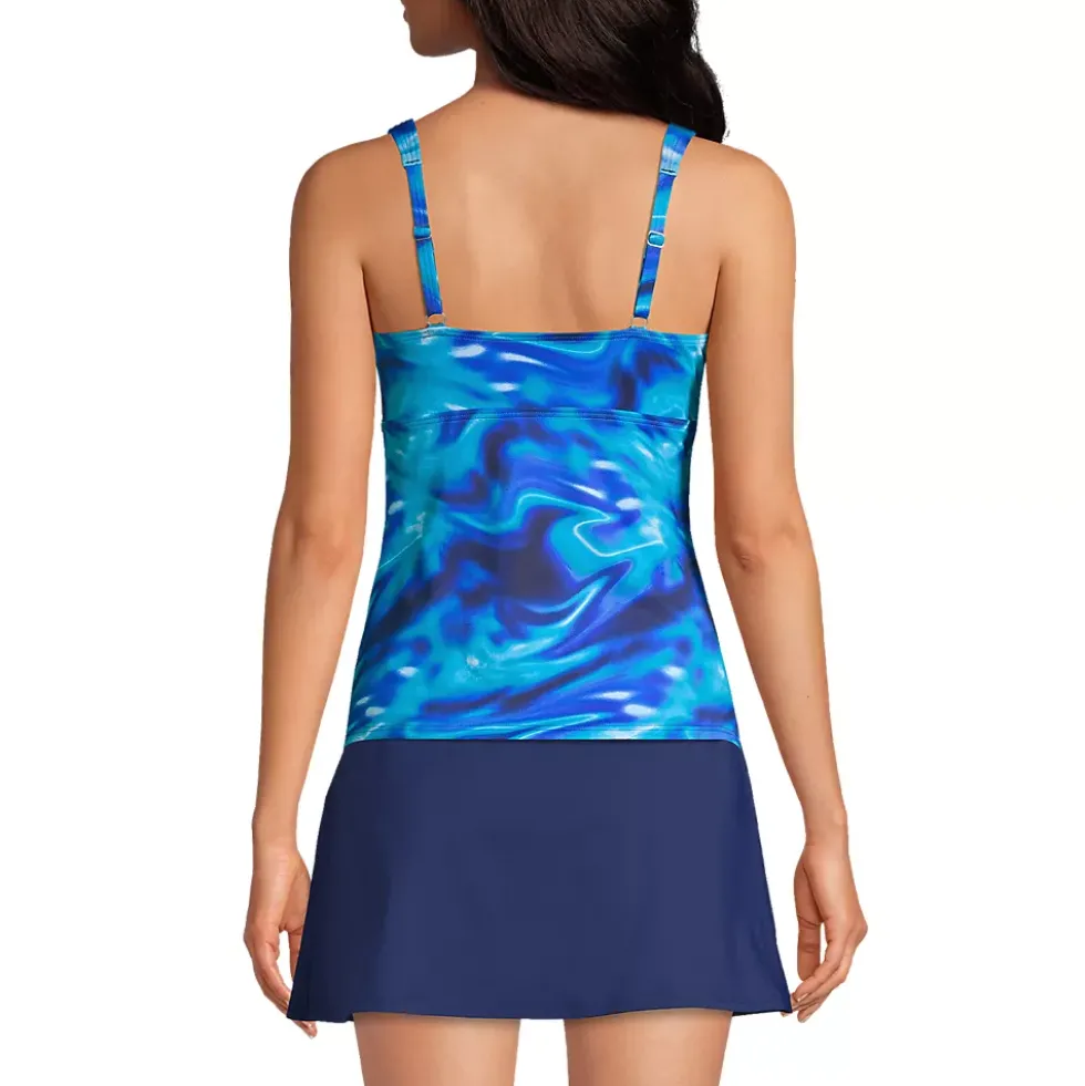Women's Sweetheart Wrap Underwire Tankini Top
