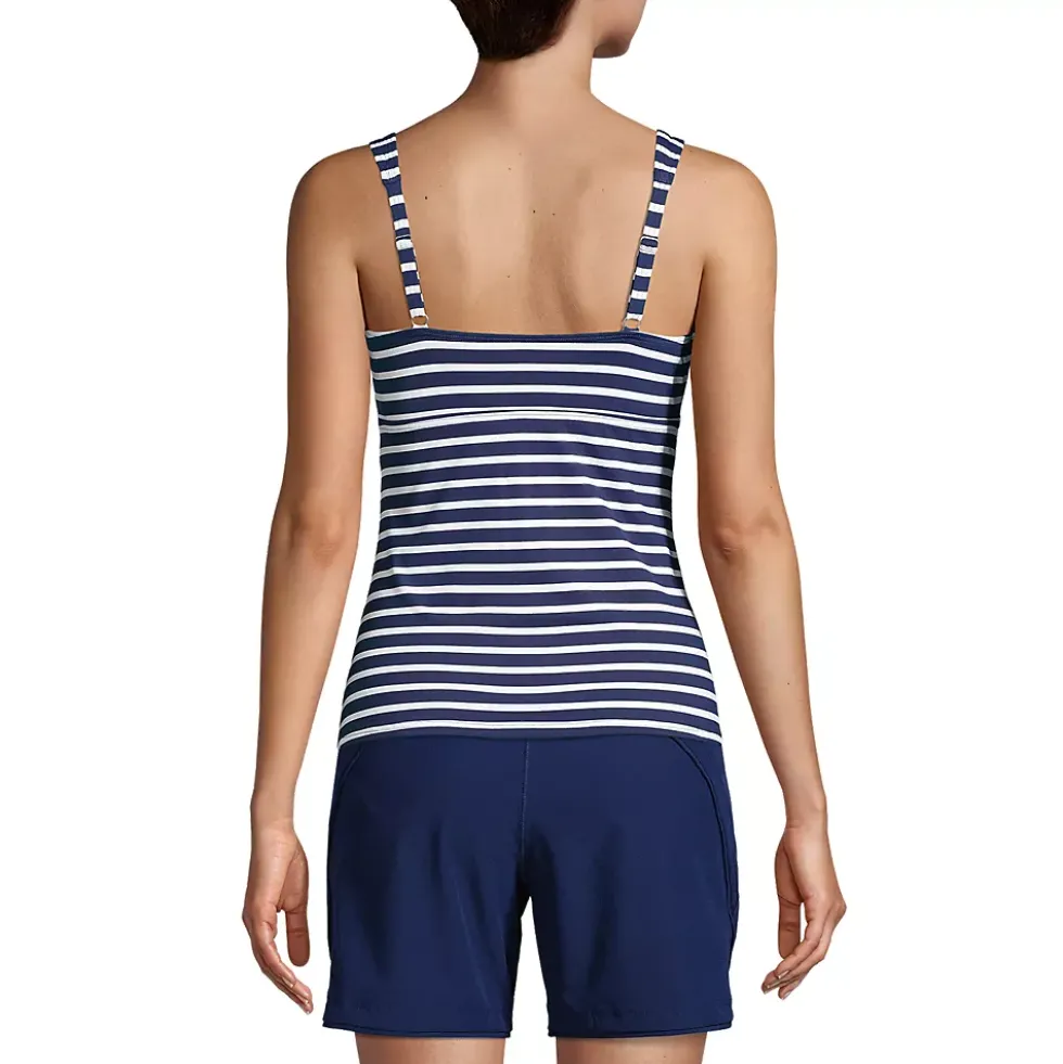 Women's Sweetheart Wrap Underwire Tankini Top