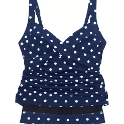 Women's Sweetheart Wrap Underwire Tankini Top