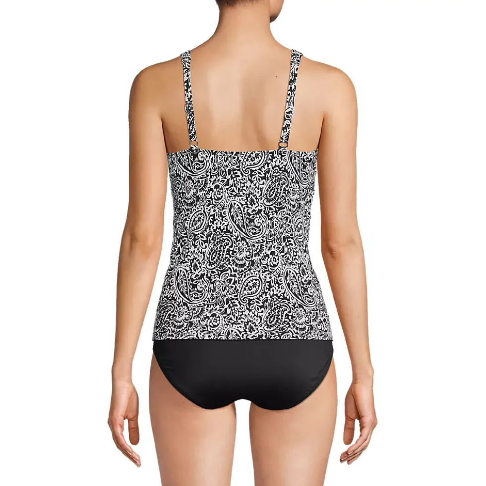 Women's Sweetheart Wrap Underwire Tankini Top