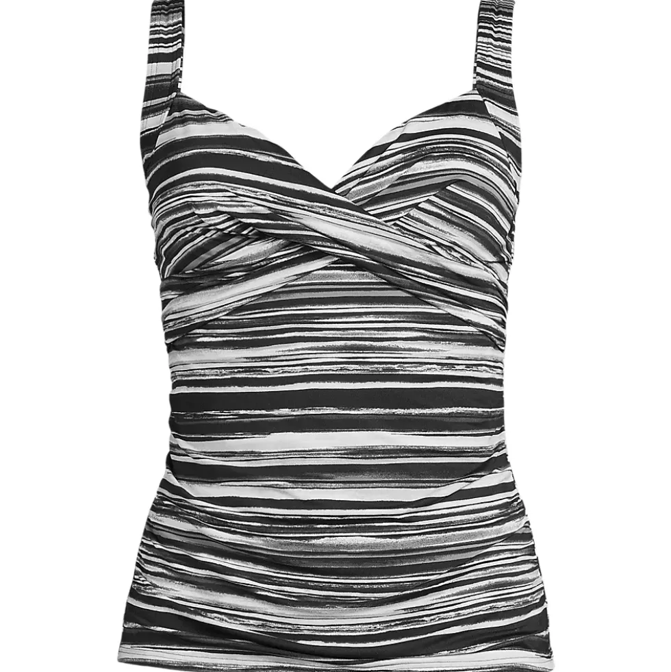 Women's Sweetheart Wrap Underwire Tankini Top