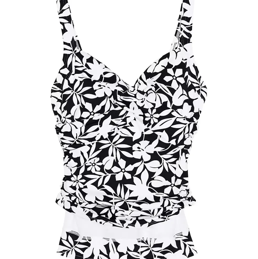 Women's Sweetheart Wrap Underwire Tankini Top