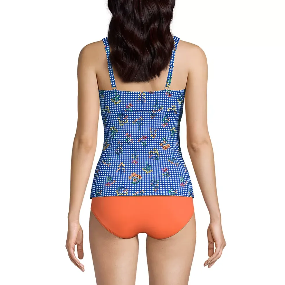 Women's Sweetheart Wrap Underwire Tankini Top