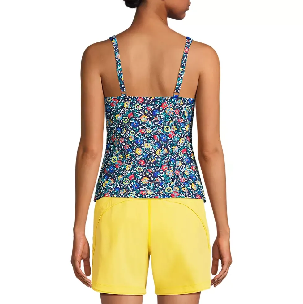 Women's Sweetheart Wrap Underwire Tankini Top