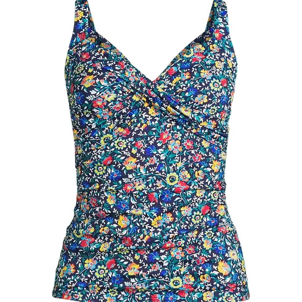 Women's Sweetheart Wrap Underwire Tankini Top