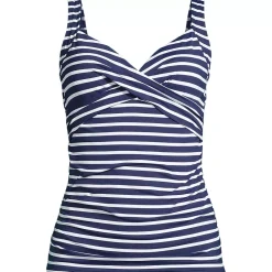 Women's Sweetheart Wrap Underwire Tankini Top