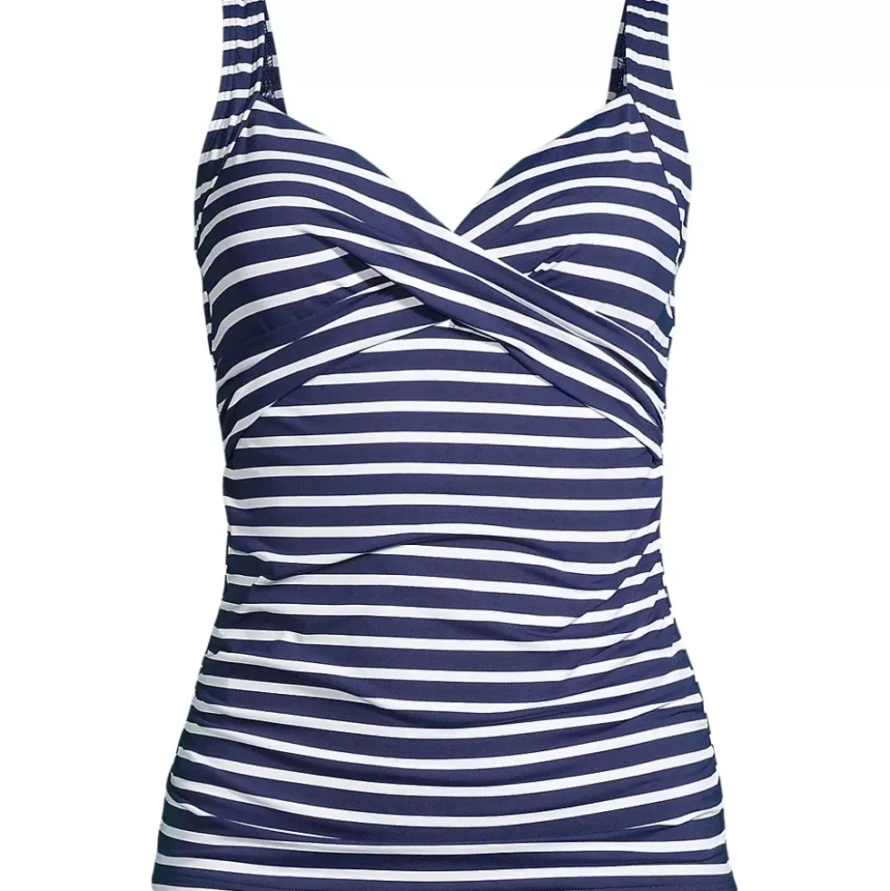 Women's Sweetheart Wrap Underwire Tankini Top