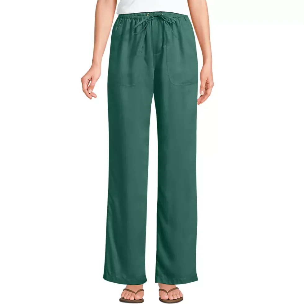 Women's TENCEL™ Fiber High Rise Wide Leg Pants