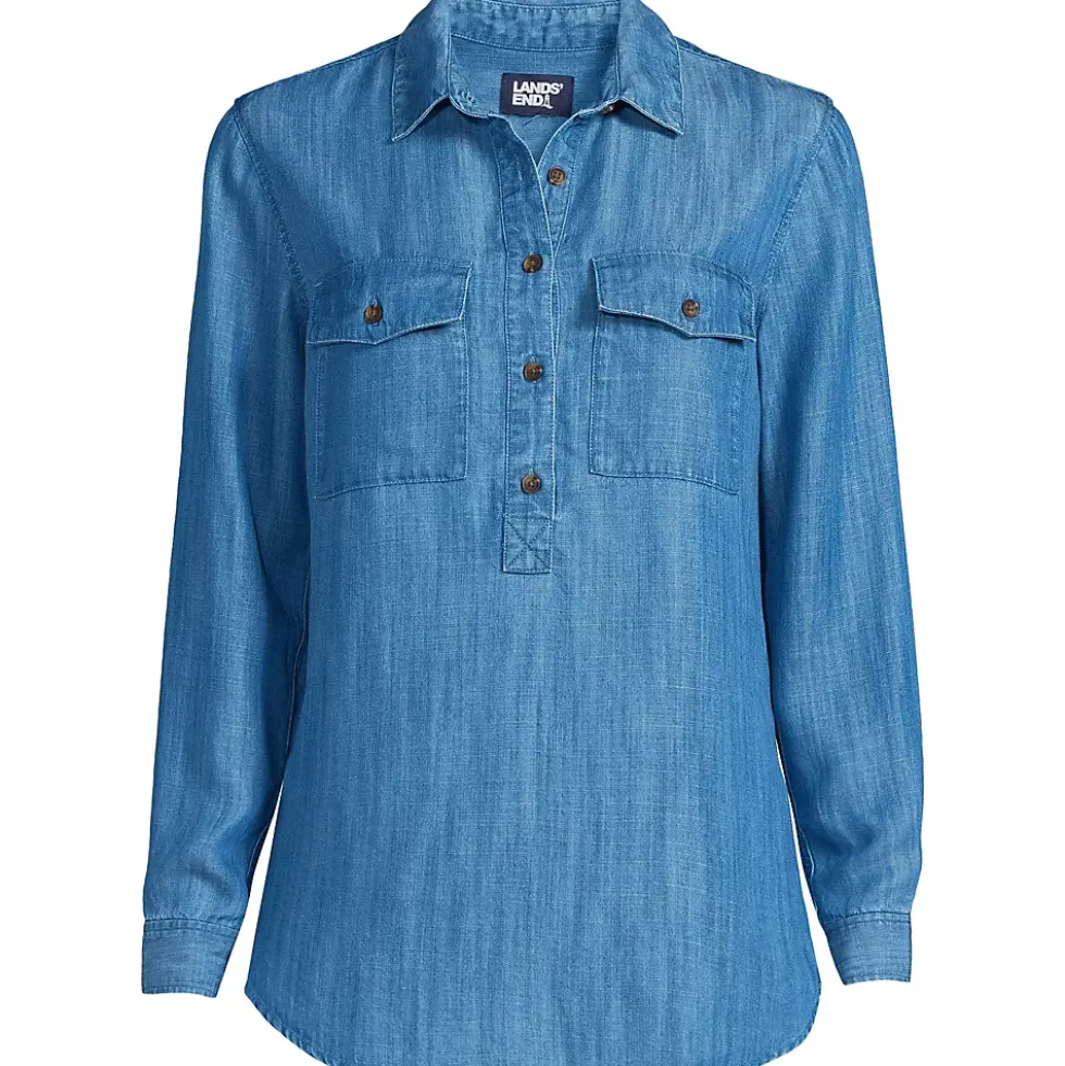 Women's TENCEL™ Fiber Popover Top