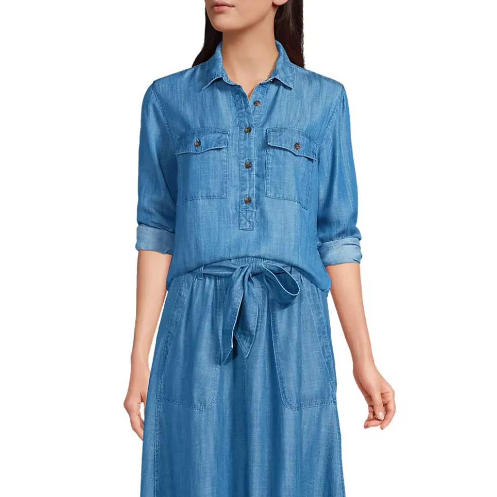 Women's TENCEL™ Fiber Popover Top