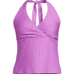 Women's Texture Halter Tankini Swimsuit Top