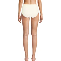 Women's Texture High Waisted Bikini Swim Bottoms