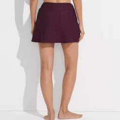 Women's Texture Swim Skirt Swim Bottoms