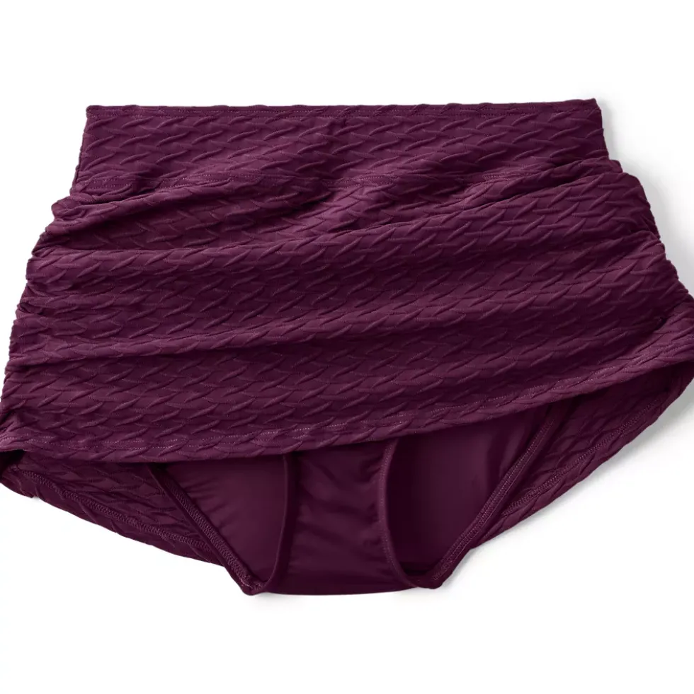 Women's Texture Swim Skirt Swim Bottoms