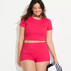 Women's Tugless Cap Sleeve Midkini Top