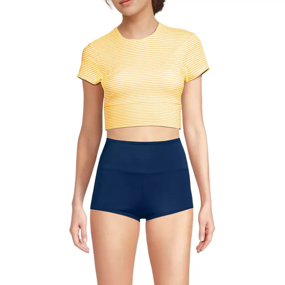 Women's Tugless Cap Sleeve Midkini Top