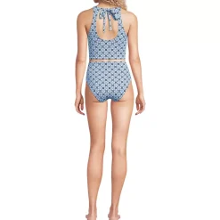 Women's Tugless Contour Portrait Back Midkini Set