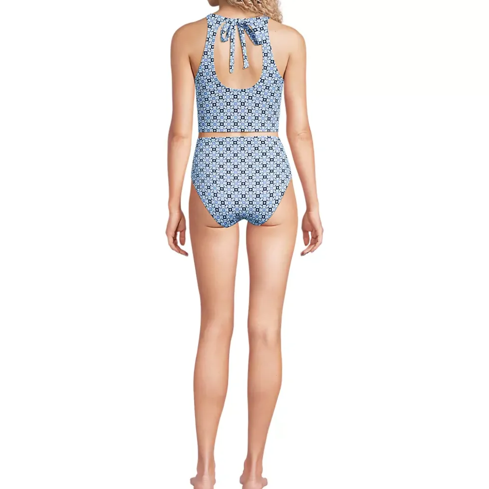 Women's Tugless Contour Portrait Back Midkini Set