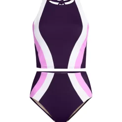 Women's Tugless Contour Portrait Back Midkini Set