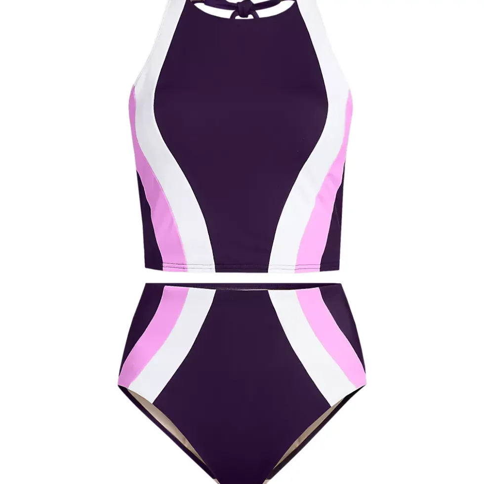 Women's Tugless Contour Portrait Back Midkini Set