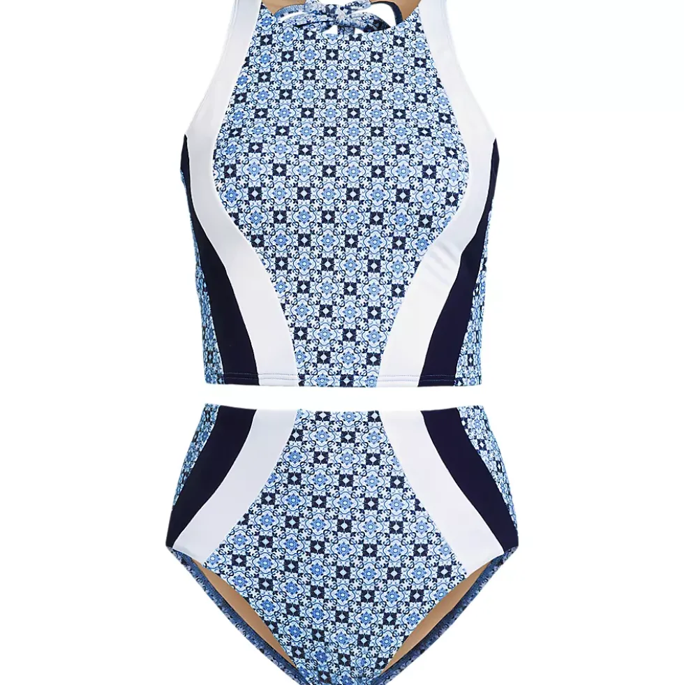 Women's Tugless Contour Portrait Back Midkini Set