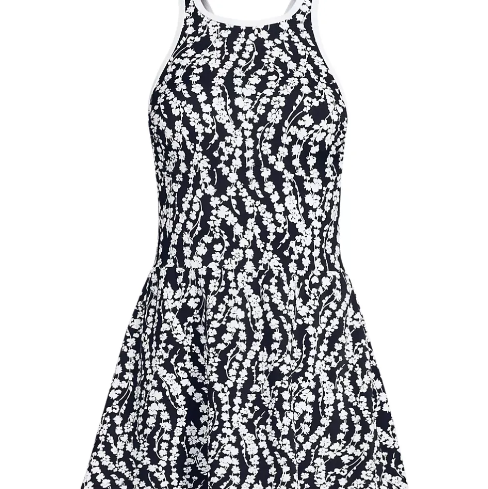 Women's Tugless High Neck Swim Dress Swimsuit