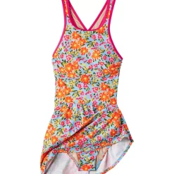 Women's Tugless High Neck Swim Dress Swimsuit