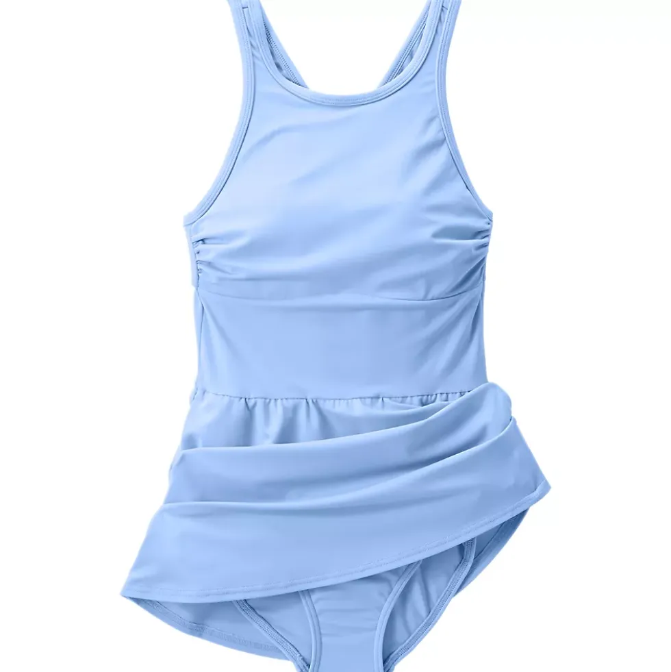 Women's Tugless High Neck Swim Dress Swimsuit