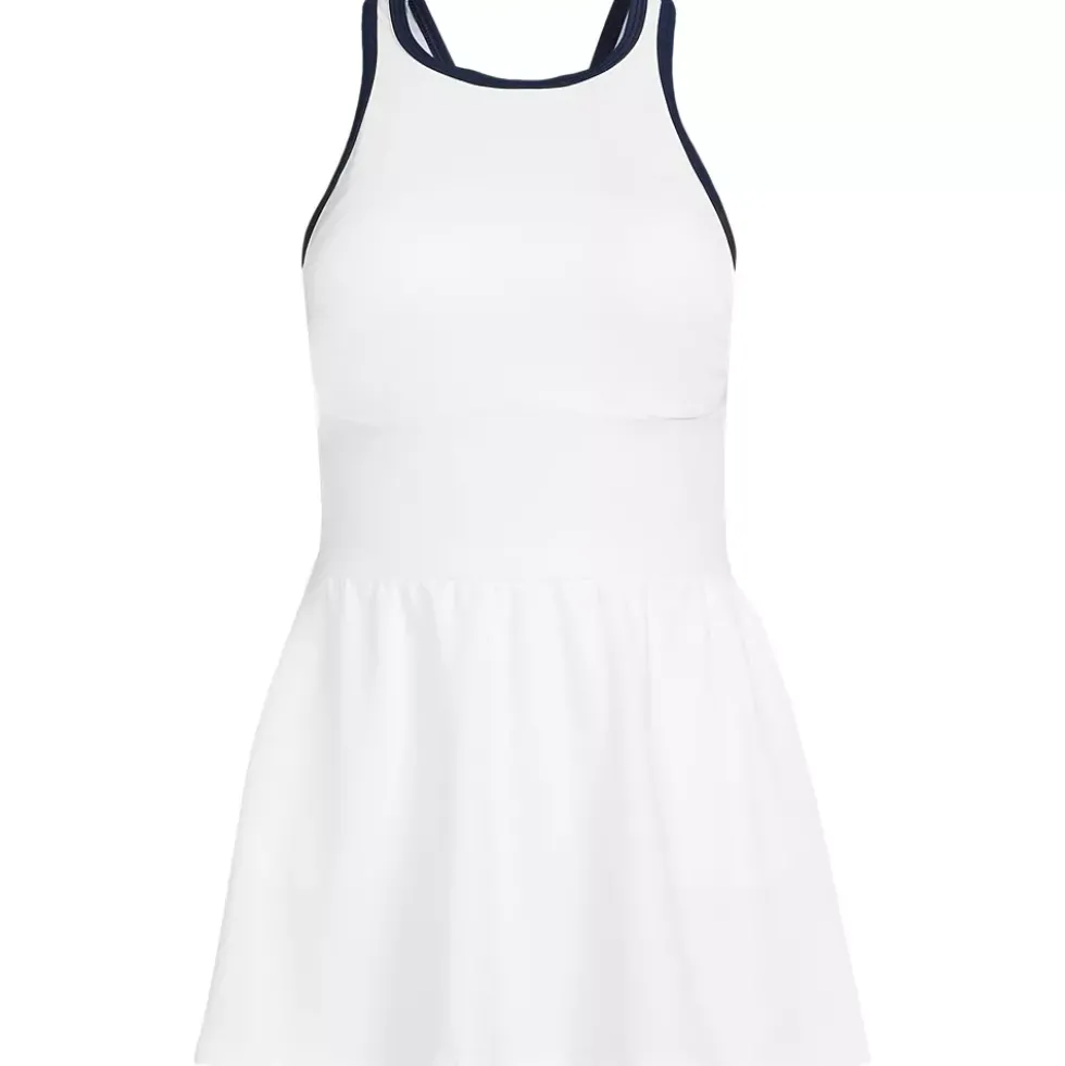 Women's Tugless High Neck Swim Dress Swimsuit