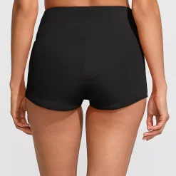 Women's Tugless High Waisted Swim Boy Shorts