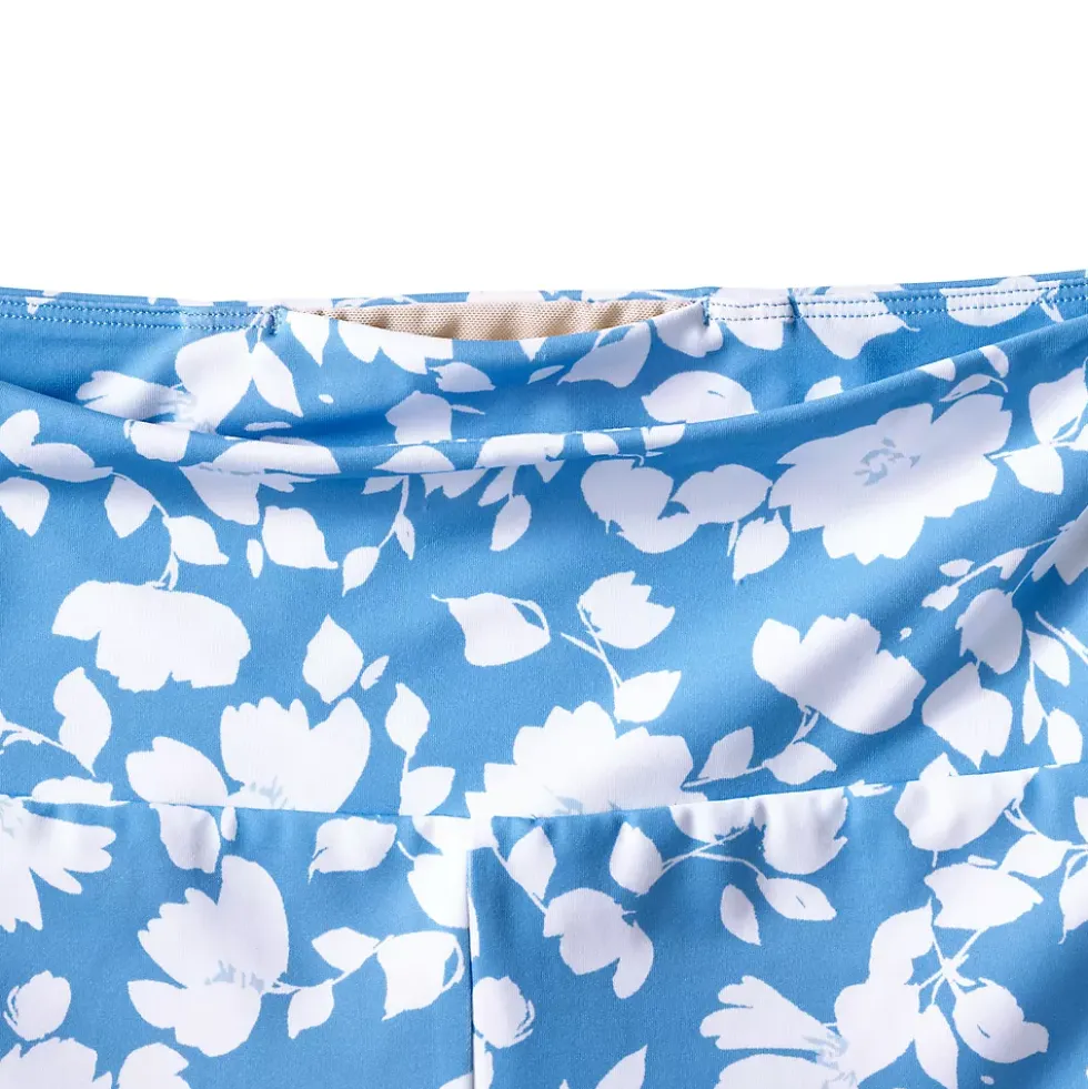 Women's Tugless High Waisted Swim Boy Shorts