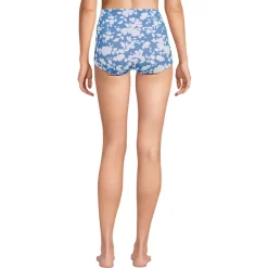 Women's Tugless High Waisted Swim Boy Shorts