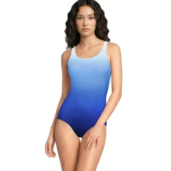 Women's Tugless Low Leg One Piece Swimsuit