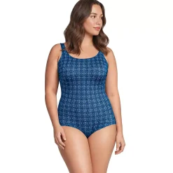 Women's Tugless Low Leg One Piece Swimsuit