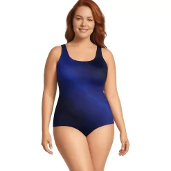Women's Tugless Low Leg One Piece Swimsuit