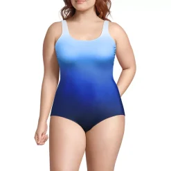 Women's Tugless Low Leg One Piece Swimsuit