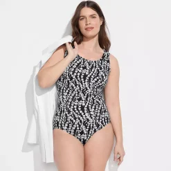 Women's Tugless Low Leg One Piece Swimsuit