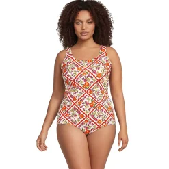 Women's Tugless Low Leg One Piece Swimsuit