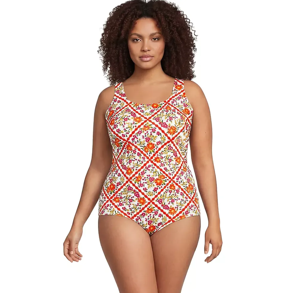 Women's Tugless Low Leg One Piece Swimsuit