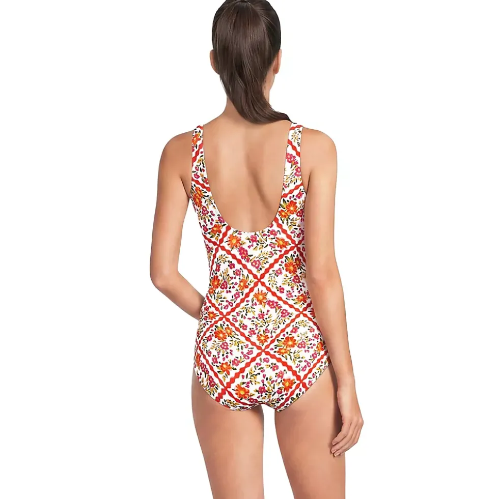 Women's Tugless Low Leg One Piece Swimsuit