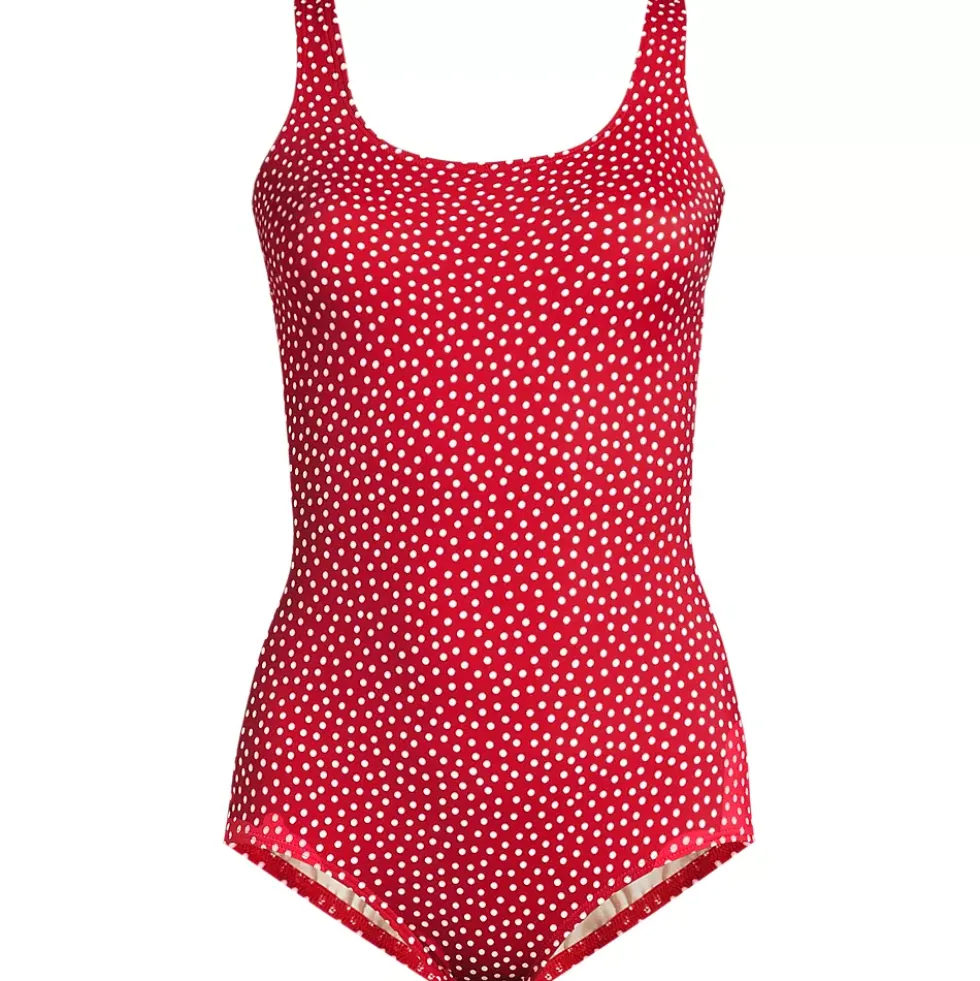 Women's Tugless Low Leg One Piece Swimsuit