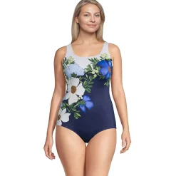 Women's Tugless Low Leg One Piece Swimsuit