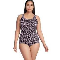 Women's Tugless Low Leg One Piece Swimsuit