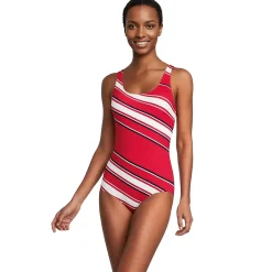 Women's Tugless Low Leg One Piece Swimsuit
