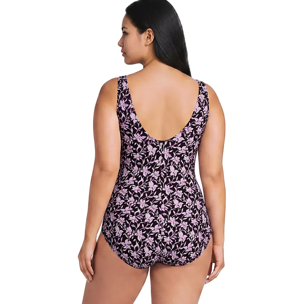 Women's Tugless Low Leg One Piece Swimsuit