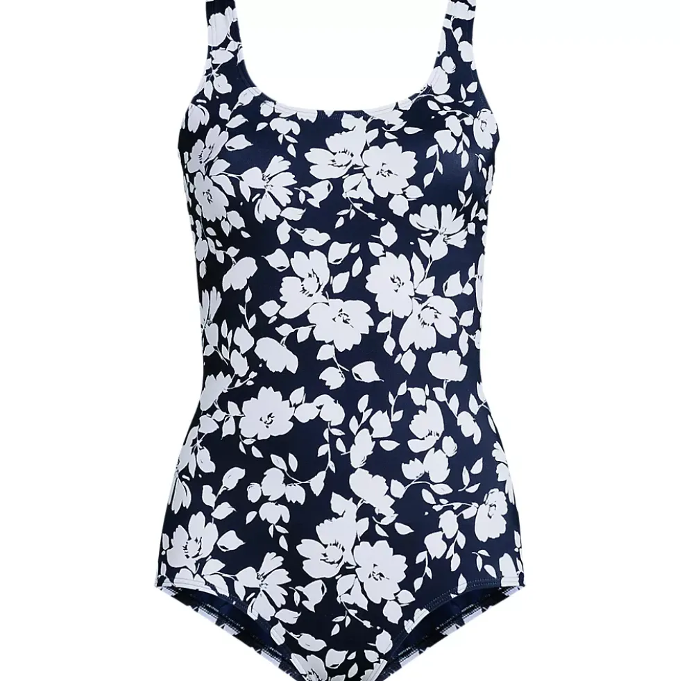 Women's Tugless Low Leg One Piece Swimsuit